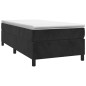 Giroletto a Molle Nero 100x200 cm in Tessuto Giroletto a Molle Nero 100x200 cm in Tessuto