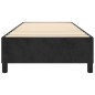 Giroletto a Molle Nero 100x200 cm in Tessuto Giroletto a Molle Nero 100x200 cm in Tessuto