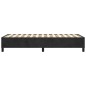 Giroletto a Molle Nero 100x200 cm in Tessuto Giroletto a Molle Nero 100x200 cm in Tessuto