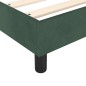 vidaXL Giroletto senza Materasso Verde Scuro 90x200 cm in Velluto vidaXL Giroletto senza Materasso Verde Scuro 90x200 cm in Velluto