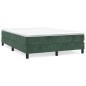 Giroletto a Molle Verde Scuro 140x200 cm in Velluto Giroletto a Molle Verde Scuro 140x200 cm in Velluto