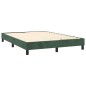 Giroletto a Molle Verde Scuro 140x200 cm in Velluto Giroletto a Molle Verde Scuro 140x200 cm in Velluto