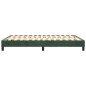 Giroletto a Molle Verde Scuro 140x200 cm in Velluto Giroletto a Molle Verde Scuro 140x200 cm in Velluto
