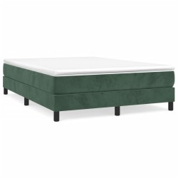 Giroletto a Molle Verde Scuro 140x190 cm in Velluto