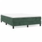 Giroletto a Molle Verde Scuro 140x190 cm in Velluto Giroletto a Molle Verde Scuro 140x190 cm in Velluto