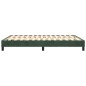 Giroletto a Molle Verde Scuro 140x190 cm in Velluto Giroletto a Molle Verde Scuro 140x190 cm in Velluto