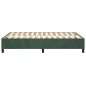 Giroletto a Molle Verde Scuro 120x200 cm in Velluto Giroletto a Molle Verde Scuro 120x200 cm in Velluto