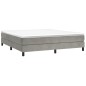 vidaXL Giroletto senza Materasso Grigio Chiaro 180x200 cm Velluto vidaXL Giroletto senza Materasso Grigio Chiaro 180x200 cm Velluto