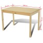 Tavolo con 4 sedie in Legno Naturale Tavolo con 4 sedie in Legno Naturale