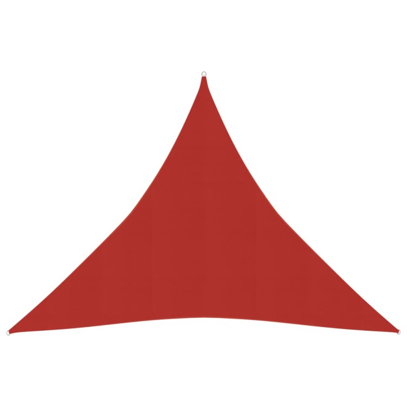 Vela Parasole 160 g/m² Rossa 4,5x4,5x4,5 m in HDPE Vela Parasole 160 g/m² Rossa 4,5x4,5x4,5 m in HDPE