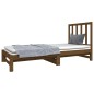 Dormeuse Estraibile Miele 2x(90x190) cm Legno Massello di Pino Dormeuse Estraibile Miele 2x(90x190) cm Legno Massello di Pino