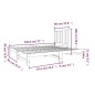 Dormeuse Estraibile Miele 2x(90x190) cm Legno Massello di Pino Dormeuse Estraibile Miele 2x(90x190) cm Legno Massello di Pino