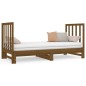 Dormeuse Estraibile Miele 2x(90x190) cm Legno Massello di Pino Dormeuse Estraibile Miele 2x(90x190) cm Legno Massello di Pino