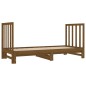 Dormeuse Estraibile Miele 2x(90x190) cm Legno Massello di Pino Dormeuse Estraibile Miele 2x(90x190) cm Legno Massello di Pino
