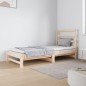 Dormeuse Estraibile 2x(90x190) cm Legno Massello di Pino Dormeuse Estraibile 2x(90x190) cm Legno Massello di Pino