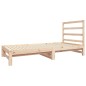 Dormeuse Estraibile 2x(90x190) cm Legno Massello di Pino Dormeuse Estraibile 2x(90x190) cm Legno Massello di Pino