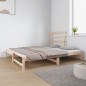 Dormeuse Estraibile 2x(90x190) cm Legno Massello di Pino Dormeuse Estraibile 2x(90x190) cm Legno Massello di Pino