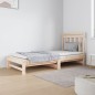 Dormeuse Estraibile 2x(90x190) cm Legno Massello di Pino Dormeuse Estraibile 2x(90x190) cm Legno Massello di Pino