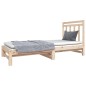 Dormeuse Estraibile 2x(90x190) cm Legno Massello di Pino Dormeuse Estraibile 2x(90x190) cm Legno Massello di Pino