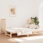 Dormeuse Estraibile 2x(90x190) cm Legno Massello di Pino Dormeuse Estraibile 2x(90x190) cm Legno Massello di Pino