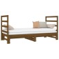 Dormeuse Estraibile Miele 2x(90x190) cm Legno Massello di Pino Dormeuse Estraibile Miele 2x(90x190) cm Legno Massello di Pino