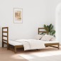 Dormeuse Estraibile Miele 2x(90x190) cm Legno Massello di Pino Dormeuse Estraibile Miele 2x(90x190) cm Legno Massello di Pino
