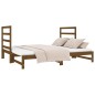 Dormeuse Estraibile Miele 2x(90x190) cm Legno Massello di Pino Dormeuse Estraibile Miele 2x(90x190) cm Legno Massello di Pino