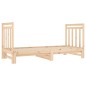 Dormeuse Estraibile 2x(90x190) cm Legno Massello di Pino Dormeuse Estraibile 2x(90x190) cm Legno Massello di Pino