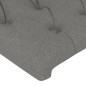 vidaXL Giroletto senza Materasso Grigio Scuro 100x200 cm Tessuto vidaXL Giroletto senza Materasso Grigio Scuro 100x200 cm Tessuto