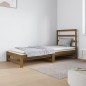 Dormeuse Estraibile Miele 2x(90x190) cm Legno Massello di Pino Dormeuse Estraibile Miele 2x(90x190) cm Legno Massello di Pino