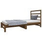 Dormeuse Estraibile Miele 2x(90x190) cm Legno Massello di Pino Dormeuse Estraibile Miele 2x(90x190) cm Legno Massello di Pino