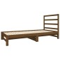 Dormeuse Estraibile Miele 2x(90x190) cm Legno Massello di Pino Dormeuse Estraibile Miele 2x(90x190) cm Legno Massello di Pino