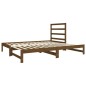 Dormeuse Estraibile Miele 2x(90x190) cm Legno Massello di Pino Dormeuse Estraibile Miele 2x(90x190) cm Legno Massello di Pino