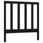 Dormeuse Estraibile Nera 2x(90x190) cm Legno Massello di Pino Dormeuse Estraibile Nera 2x(90x190) cm Legno Massello di Pino
