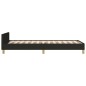 vidaXL Giroletto senza Materasso Nero 80x200 cm Tessuto vidaXL Giroletto senza Materasso Nero 80x200 cm Tessuto