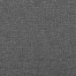 Giroletto con Testiera Grigio Scuro 90x190 cm in Tessuto Giroletto con Testiera Grigio Scuro 90x190 cm in Tessuto