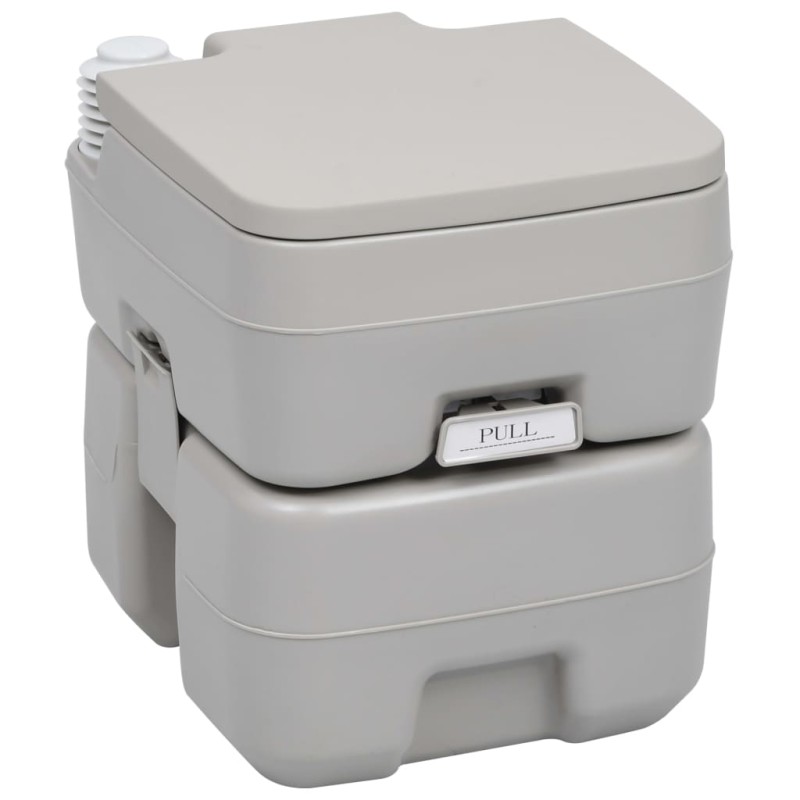 WC Portatile per Campeggio Grigio 20+10 L WC Portatile per Campeggio Grigio 20+10 L