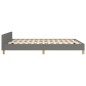 vidaXL Giroletto senza Materasso Grigio Scuro 140x190 cm Tessuto vidaXL Giroletto senza Materasso Grigio Scuro 140x190 cm Tessuto