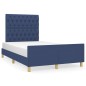 Giroletto con Testiera Blu 120x200 cm in Tessuto Giroletto con Testiera Blu 120x200 cm in Tessuto