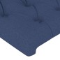 Giroletto con Testiera Blu 120x200 cm in Tessuto Giroletto con Testiera Blu 120x200 cm in Tessuto