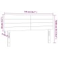 vidaXL Testiere 2 pz Blu 72x5x78/88 cm in Tessuto vidaXL Testiere 2 pz Blu 72x5x78/88 cm in Tessuto
