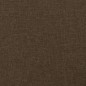 vidaXL Giroletto senza Materasso Marrone Scuro 200x200 cm in Tessuto vidaXL Giroletto senza Materasso Marrone Scuro 200x200 cm in Tessuto