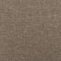 Giroletto con Testiera Grigio Tortora 200x200 cm in Tessuto Giroletto con Testiera Grigio Tortora 200x200 cm in Tessuto
