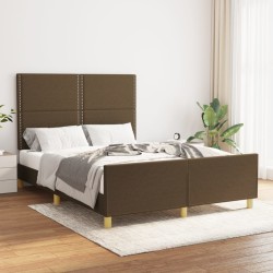 Giroletto Grigio Marrone Scuro 140x200 cm in Tessuto