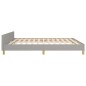 vidaXL Giroletto senza Materasso Grigio Chiaro 180x200 cm Tessuto vidaXL Giroletto senza Materasso Grigio Chiaro 180x200 cm Tessuto