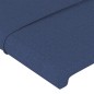 Giroletto con Testiera Blu 180x200 cm in Tessuto Giroletto con Testiera Blu 180x200 cm in Tessuto