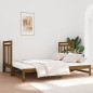 Dormeuse Estraibile Miele 2x(90x190) cm Legno Massello di Pino Dormeuse Estraibile Miele 2x(90x190) cm Legno Massello di Pino