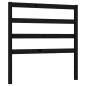 Dormeuse Estraibile Nera 2x(90x190) cm Legno Massello di Pino Dormeuse Estraibile Nera 2x(90x190) cm Legno Massello di Pino