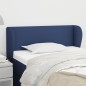 Testiera ad Orecchio Blu 93x23x78/88 cm in Tessuto Testiera ad Orecchio Blu 93x23x78/88 cm in Tessuto