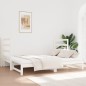 Dormeuse Estraibile Bianca 2x(90x190) cm Legno Massello di Pino Dormeuse Estraibile Bianca 2x(90x190) cm Legno Massello di Pino